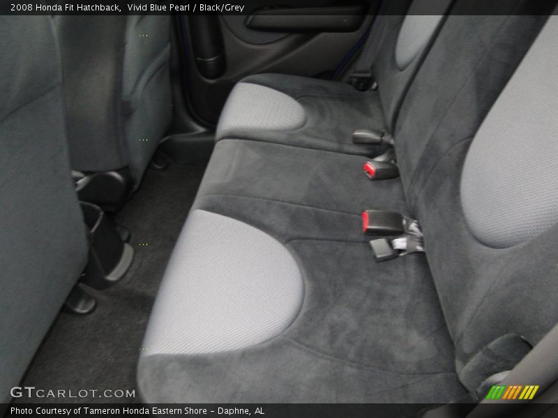 Vivid Blue Pearl / Black/Grey 2008 Honda Fit Hatchback