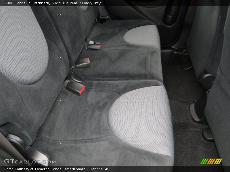 Vivid Blue Pearl / Black/Grey 2008 Honda Fit Hatchback