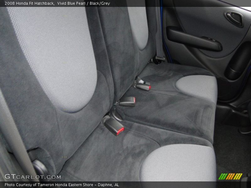 Vivid Blue Pearl / Black/Grey 2008 Honda Fit Hatchback