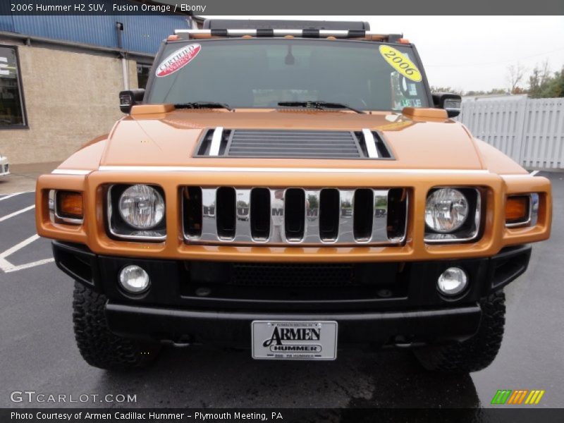 Fusion Orange / Ebony 2006 Hummer H2 SUV