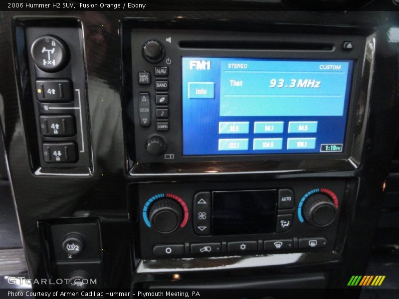 Fusion Orange / Ebony 2006 Hummer H2 SUV