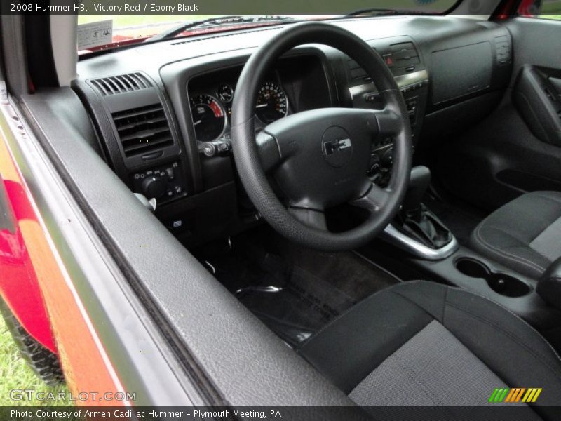 Victory Red / Ebony Black 2008 Hummer H3
