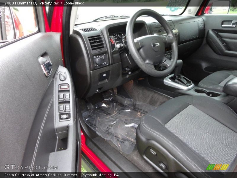 Victory Red / Ebony Black 2008 Hummer H3