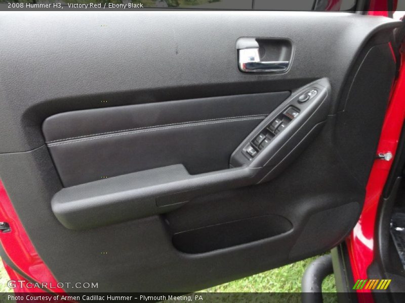 Victory Red / Ebony Black 2008 Hummer H3