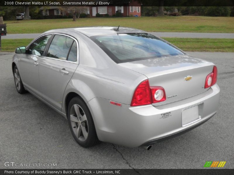 Silverstone Metallic / Ebony 2008 Chevrolet Malibu LT Sedan