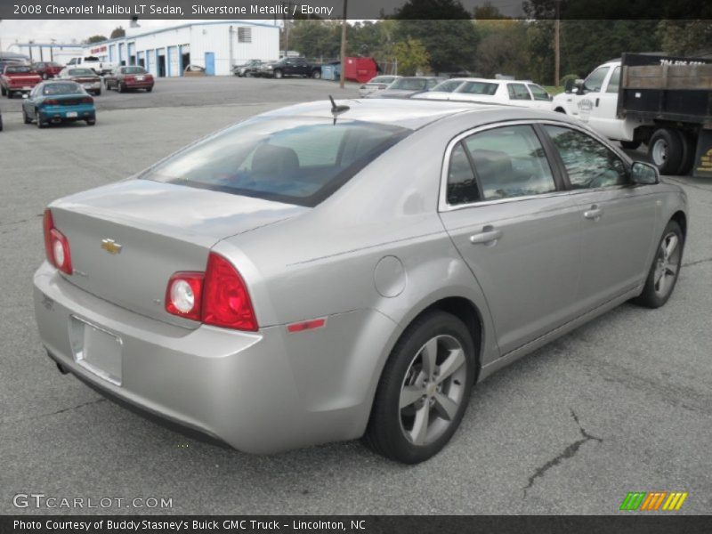 Silverstone Metallic / Ebony 2008 Chevrolet Malibu LT Sedan