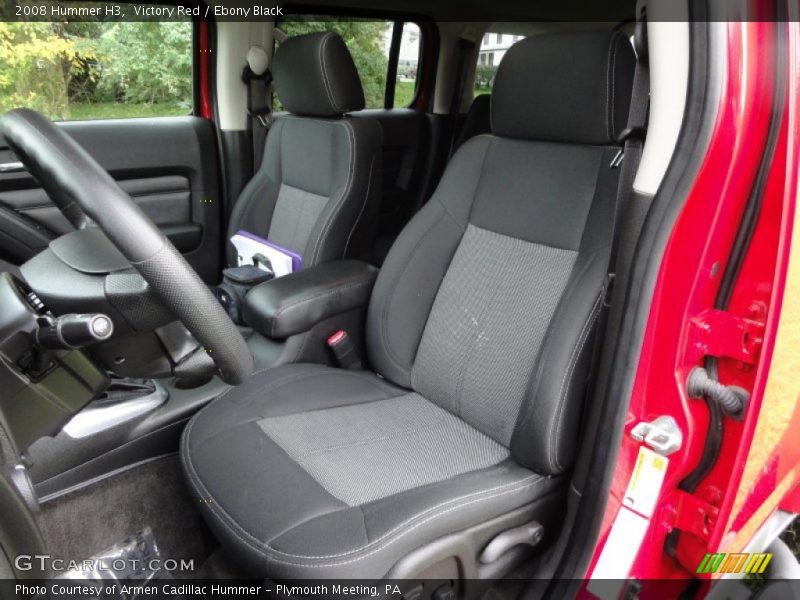  2008 H3  Ebony Black Interior