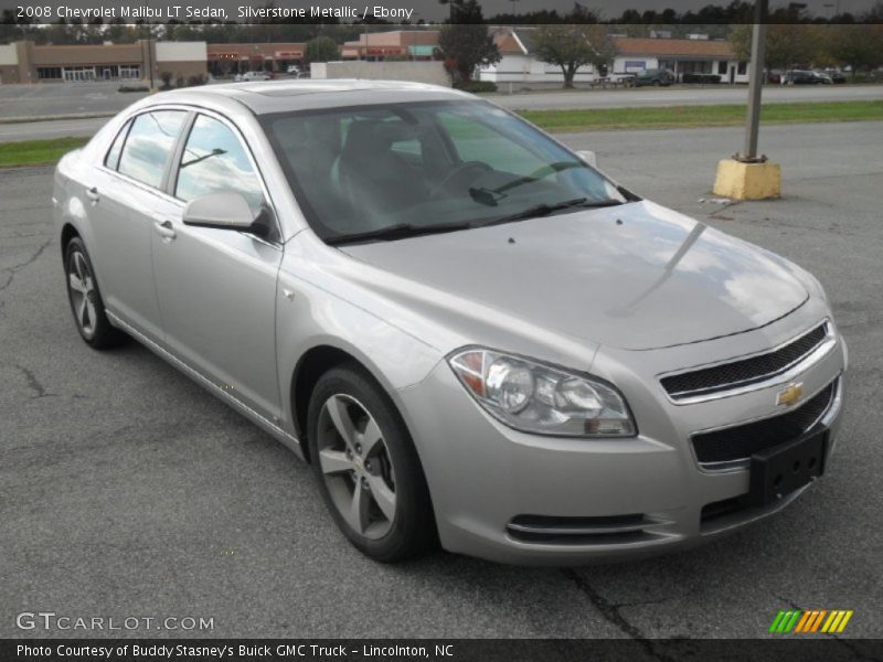 Silverstone Metallic / Ebony 2008 Chevrolet Malibu LT Sedan