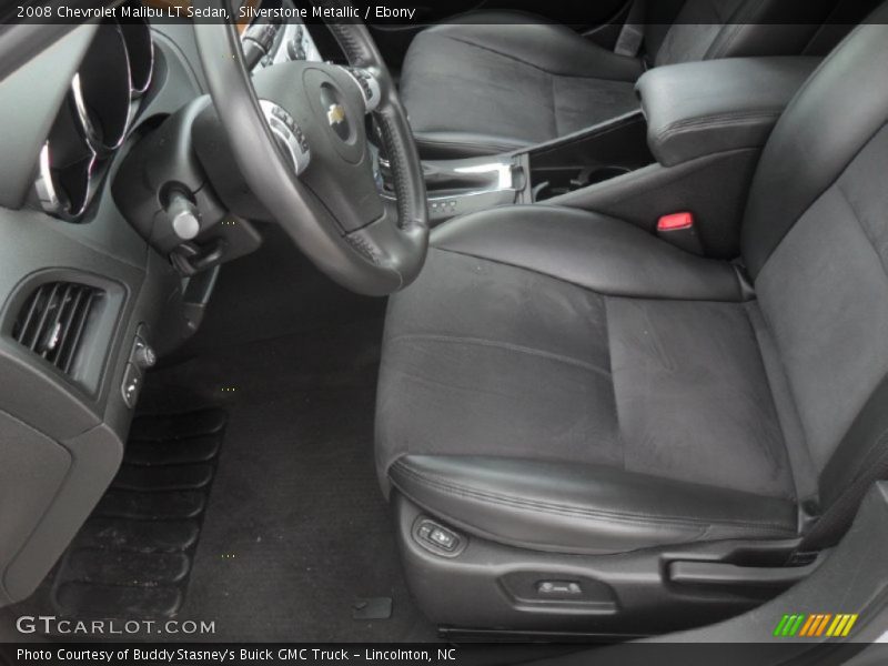 Silverstone Metallic / Ebony 2008 Chevrolet Malibu LT Sedan