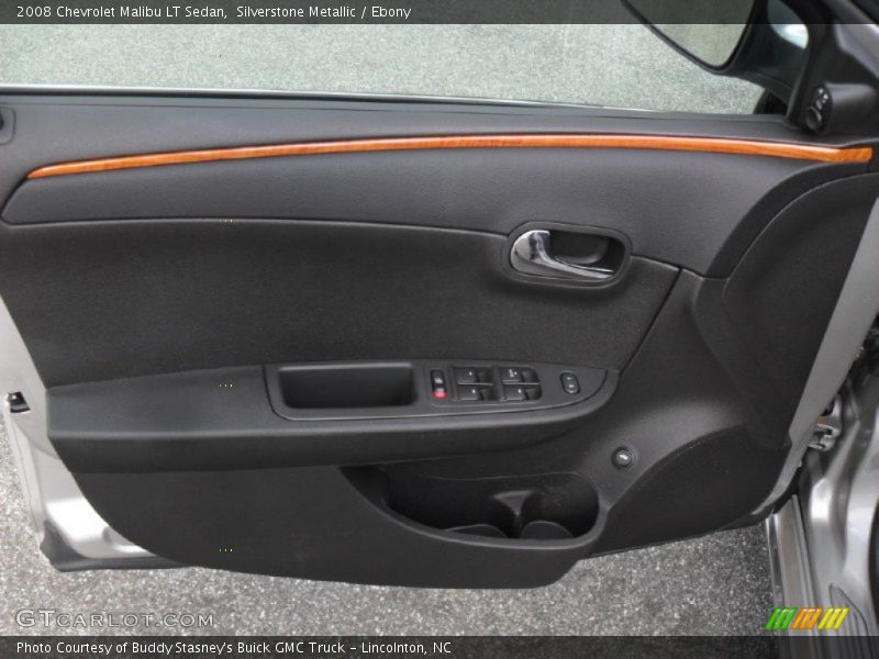 Silverstone Metallic / Ebony 2008 Chevrolet Malibu LT Sedan