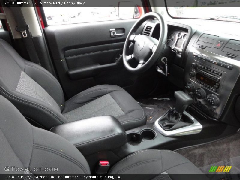 Victory Red / Ebony Black 2008 Hummer H3