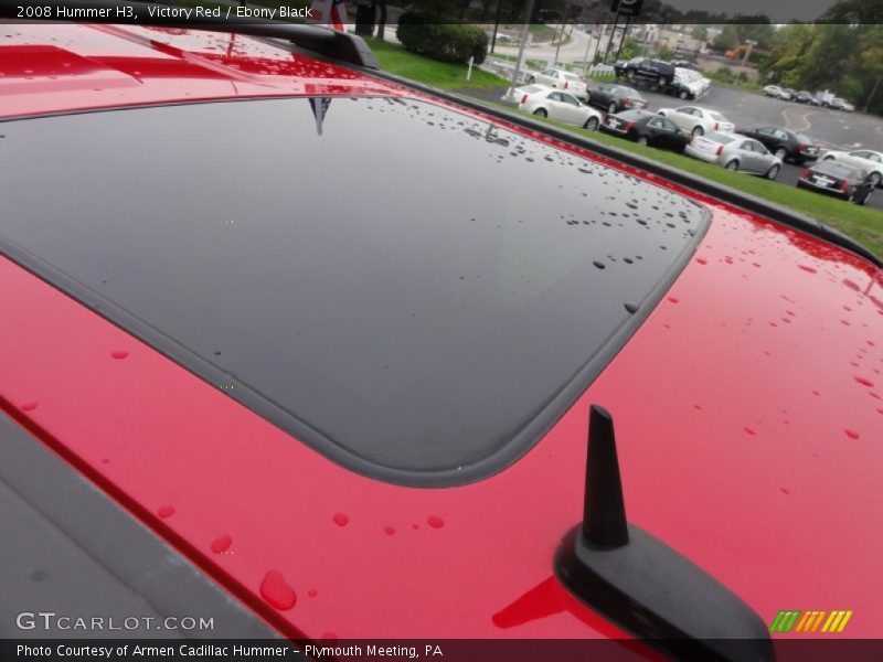 Victory Red / Ebony Black 2008 Hummer H3