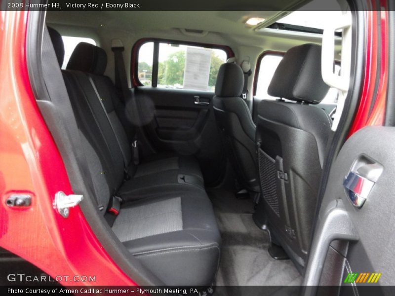 Victory Red / Ebony Black 2008 Hummer H3