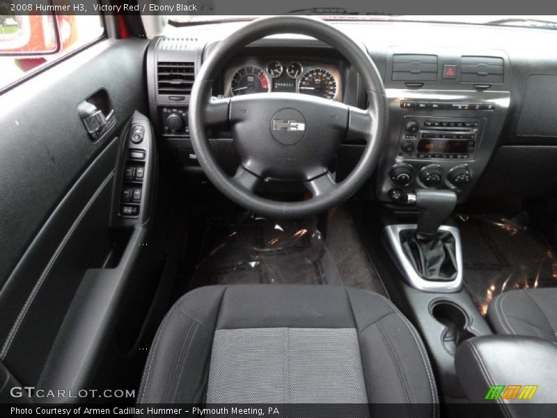 Victory Red / Ebony Black 2008 Hummer H3