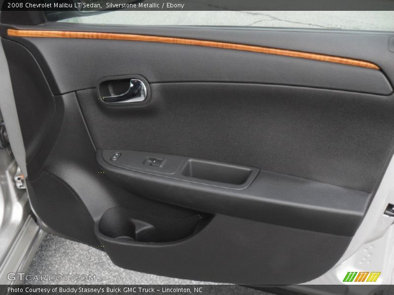 Silverstone Metallic / Ebony 2008 Chevrolet Malibu LT Sedan