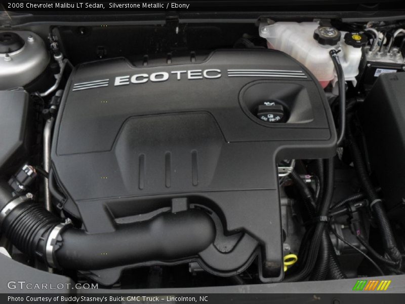 Silverstone Metallic / Ebony 2008 Chevrolet Malibu LT Sedan