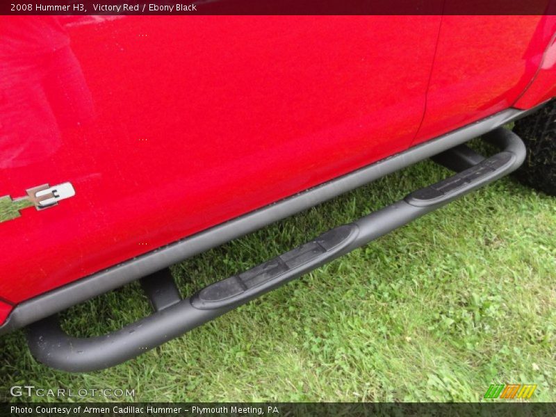 Victory Red / Ebony Black 2008 Hummer H3