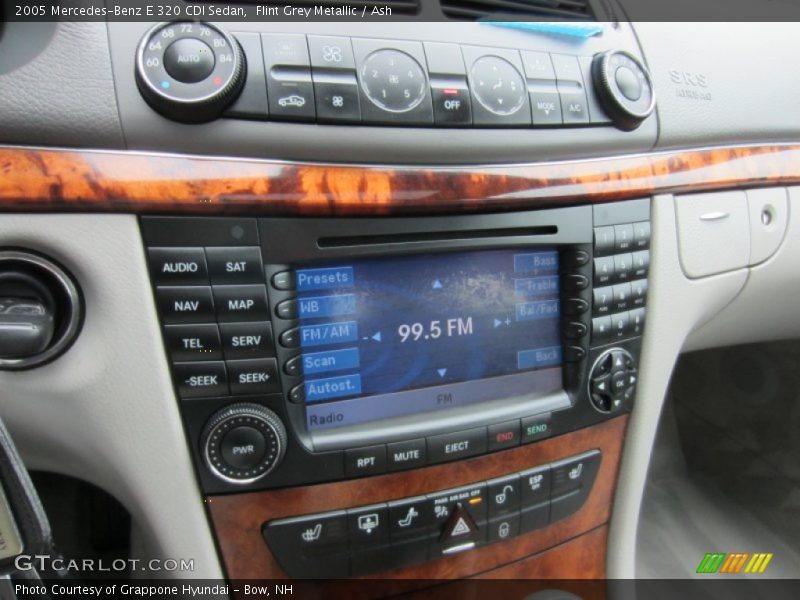 Controls of 2005 E 320 CDI Sedan