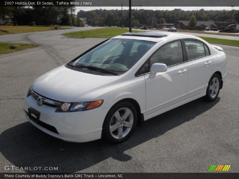 Taffeta White / Ivory 2007 Honda Civic EX Sedan