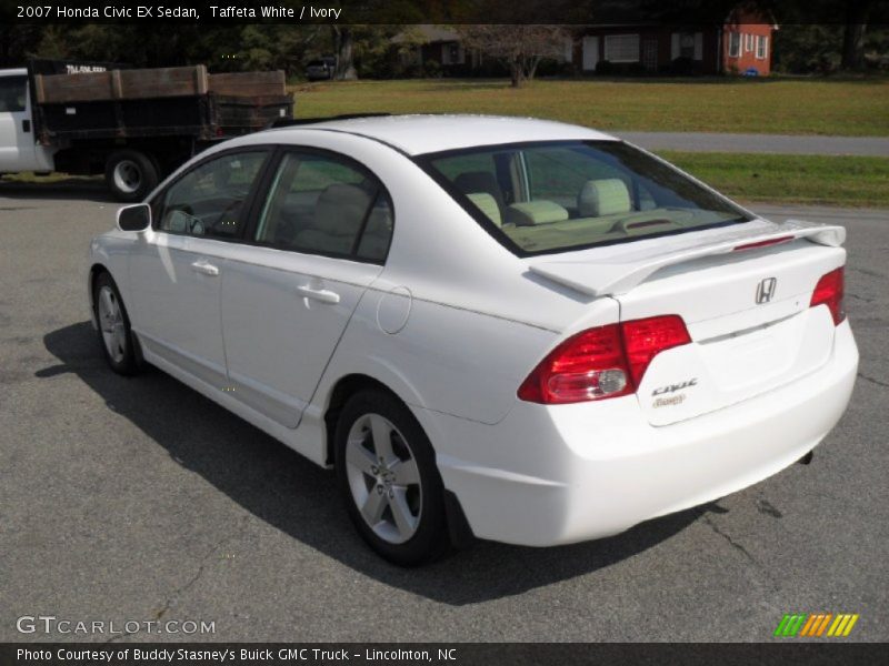 Taffeta White / Ivory 2007 Honda Civic EX Sedan