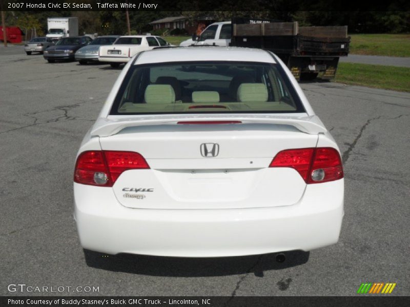 Taffeta White / Ivory 2007 Honda Civic EX Sedan