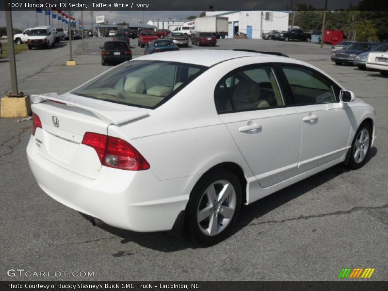 Taffeta White / Ivory 2007 Honda Civic EX Sedan