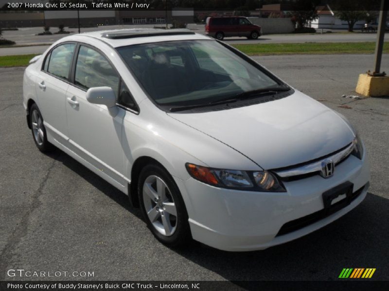 Taffeta White / Ivory 2007 Honda Civic EX Sedan