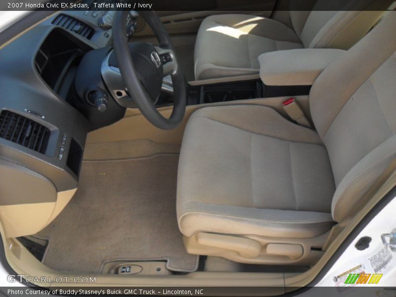 Taffeta White / Ivory 2007 Honda Civic EX Sedan