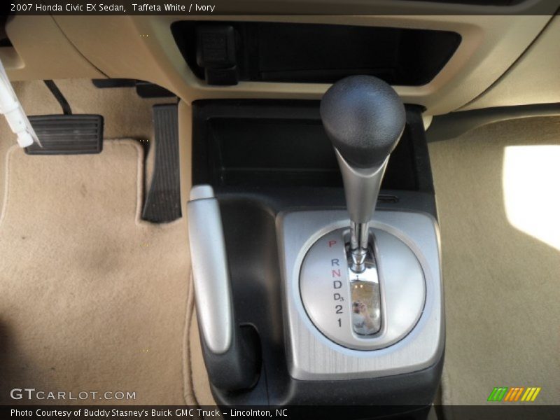 Taffeta White / Ivory 2007 Honda Civic EX Sedan