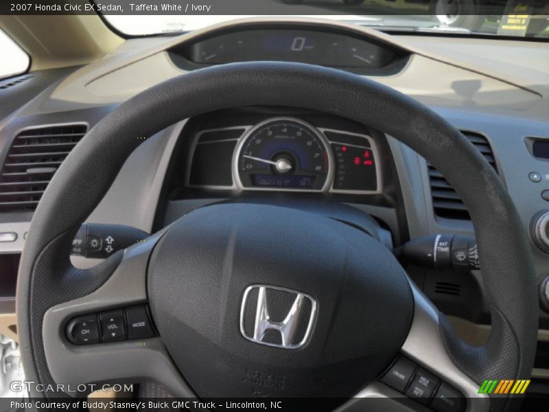 Taffeta White / Ivory 2007 Honda Civic EX Sedan
