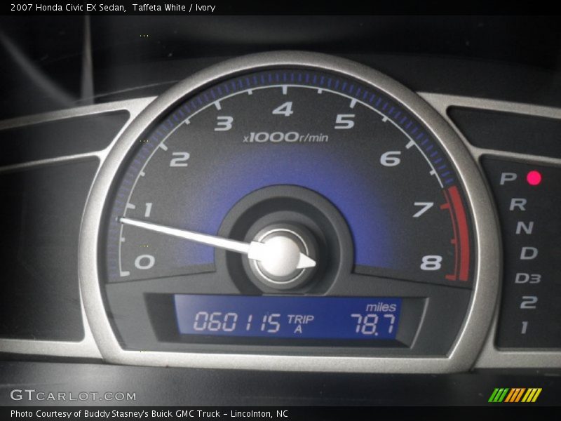 Taffeta White / Ivory 2007 Honda Civic EX Sedan
