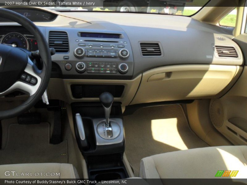 Taffeta White / Ivory 2007 Honda Civic EX Sedan