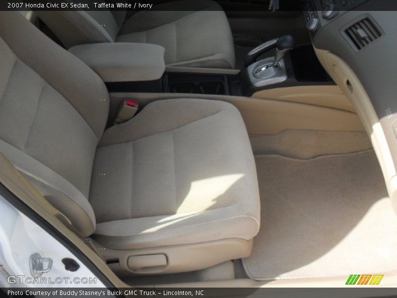 Taffeta White / Ivory 2007 Honda Civic EX Sedan