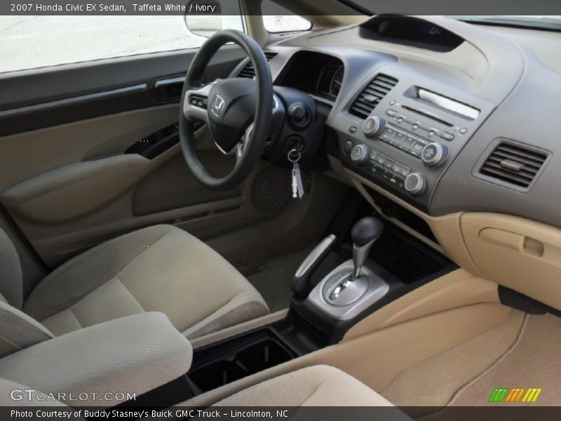 Taffeta White / Ivory 2007 Honda Civic EX Sedan