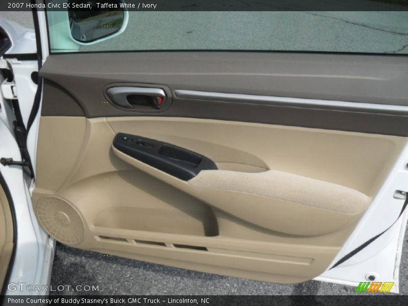 Taffeta White / Ivory 2007 Honda Civic EX Sedan