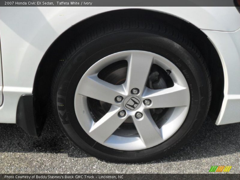 Taffeta White / Ivory 2007 Honda Civic EX Sedan