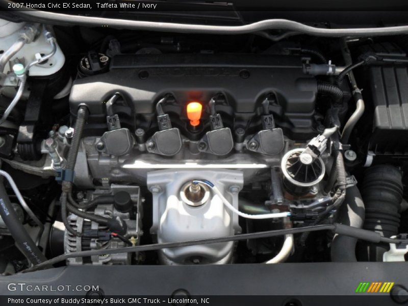 Taffeta White / Ivory 2007 Honda Civic EX Sedan