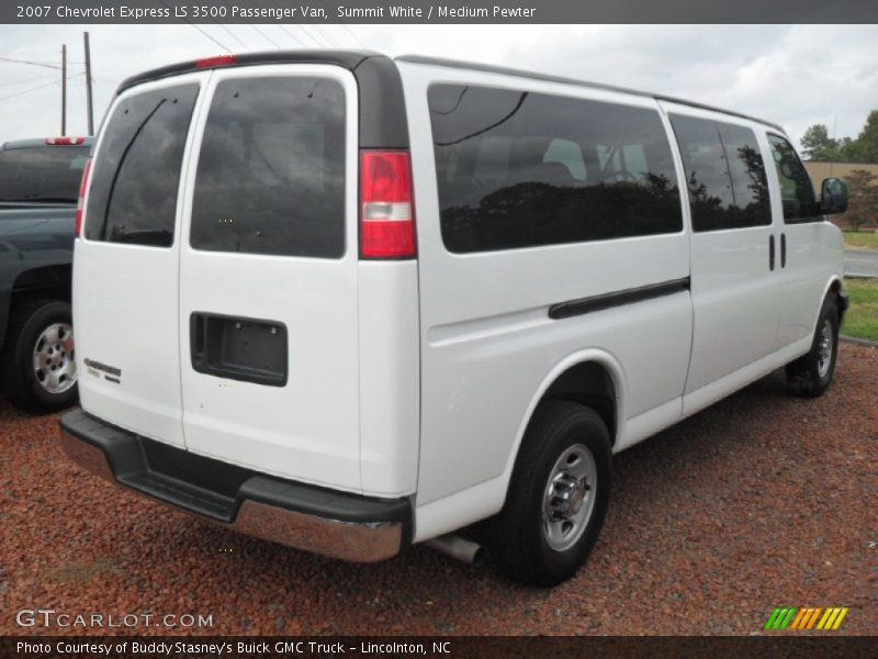 Summit White / Medium Pewter 2007 Chevrolet Express LS 3500 Passenger Van