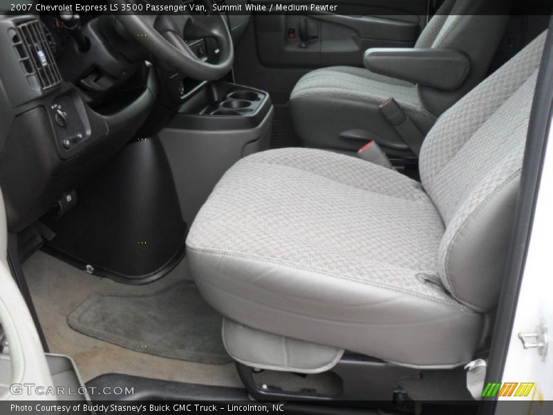 Summit White / Medium Pewter 2007 Chevrolet Express LS 3500 Passenger Van