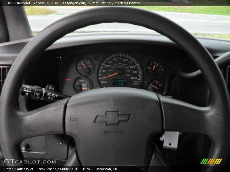 Summit White / Medium Pewter 2007 Chevrolet Express LS 3500 Passenger Van