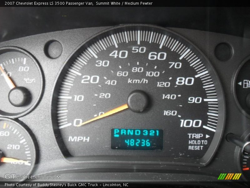 Summit White / Medium Pewter 2007 Chevrolet Express LS 3500 Passenger Van