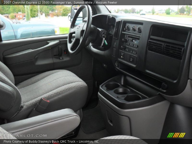 Summit White / Medium Pewter 2007 Chevrolet Express LS 3500 Passenger Van