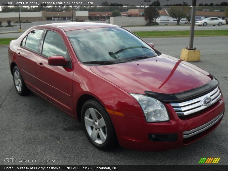 Merlot Metallic / Charcoal Black 2006 Ford Fusion SE
