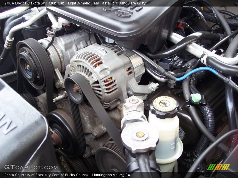 Light Almond Pearl Metallic / Dark Slate Gray 2004 Dodge Dakota SXT Club Cab