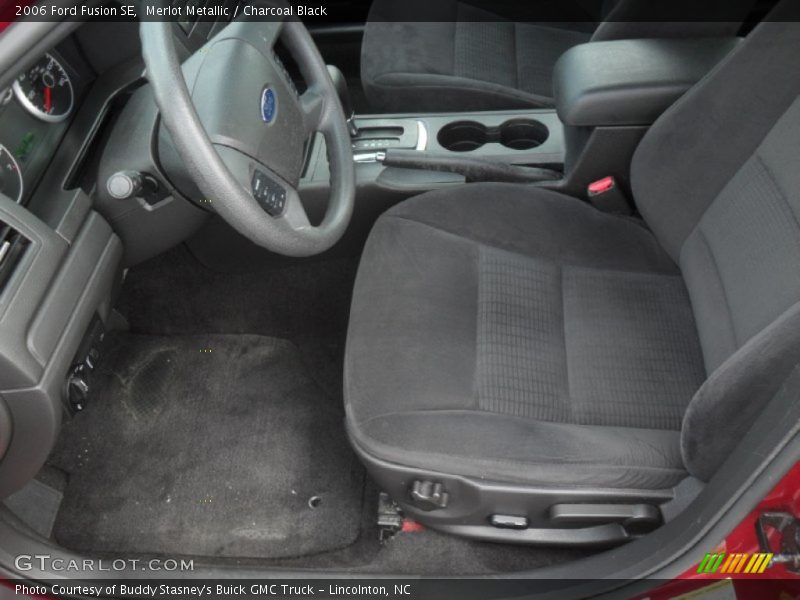 Merlot Metallic / Charcoal Black 2006 Ford Fusion SE