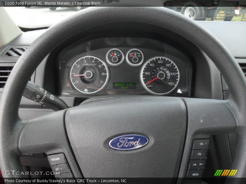 Merlot Metallic / Charcoal Black 2006 Ford Fusion SE