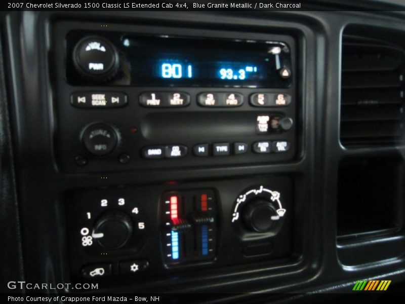 Blue Granite Metallic / Dark Charcoal 2007 Chevrolet Silverado 1500 Classic LS Extended Cab 4x4