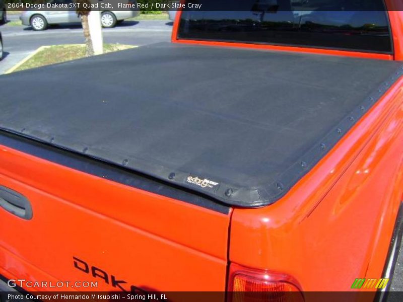 Flame Red / Dark Slate Gray 2004 Dodge Dakota SXT Quad Cab