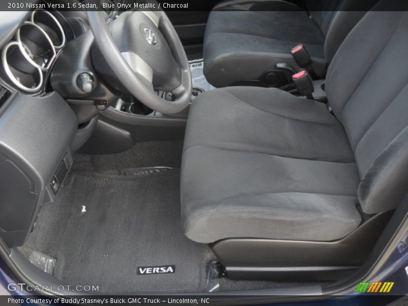 Blue Onyx Metallic / Charcoal 2010 Nissan Versa 1.6 Sedan