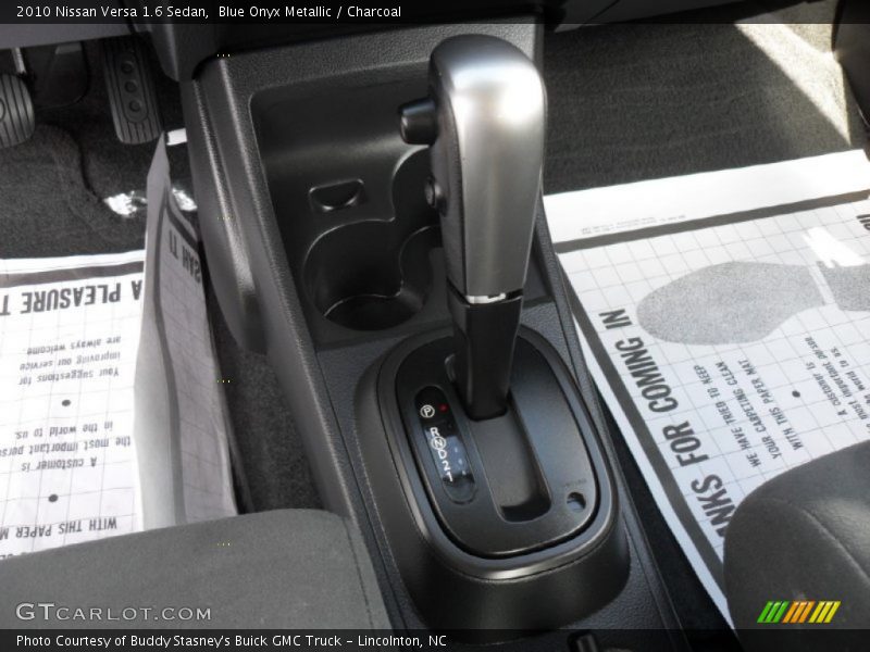 Blue Onyx Metallic / Charcoal 2010 Nissan Versa 1.6 Sedan
